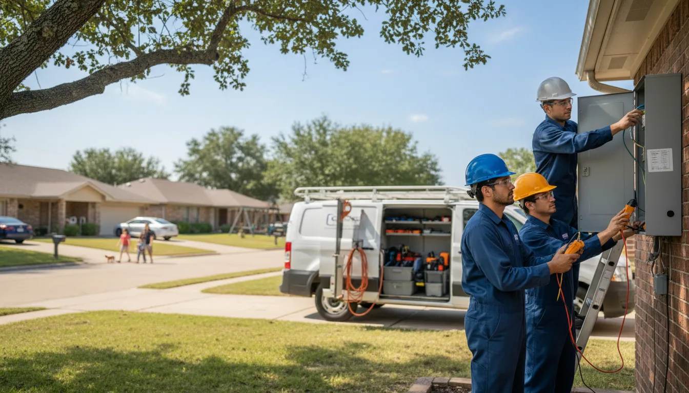 Certified electrician providing emergency electrical services in Crescent, PA